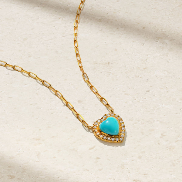 14k Gold Mini Turquoise Necklace – gorjana